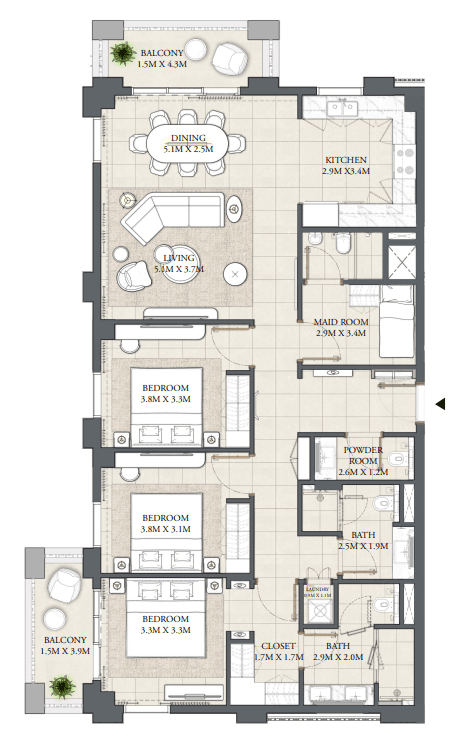Moor 3 Bedroom