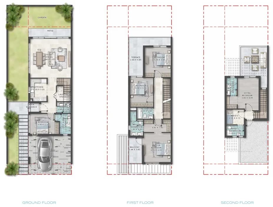 Damac Islands 2 - Tahiti 1 5 Bedroom