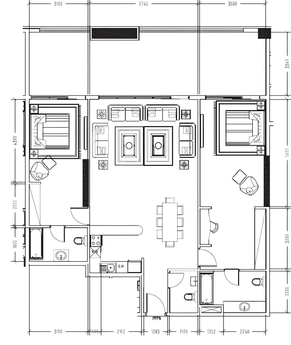 DAMAC Capital Bay 2 Bedroom
