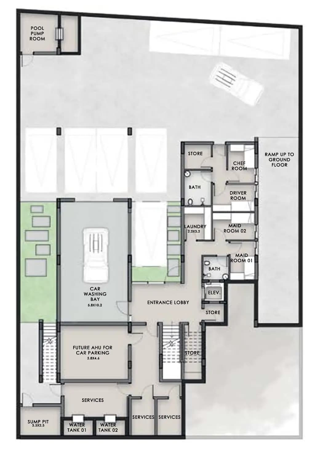 Nineteen Riviera Lagoon 5 Bedroom