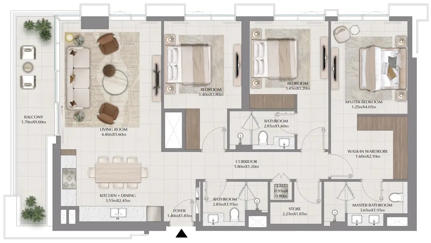 Terra Gardens 3 Bedroom