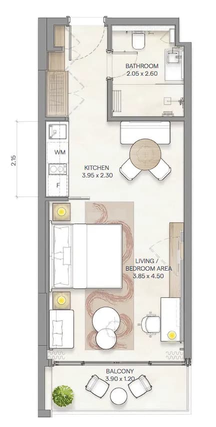 Bloom Arjaan by Rotana 0 Bedroom