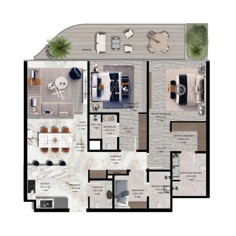 Jacob and Co Beachfront Living 2 Bedroom