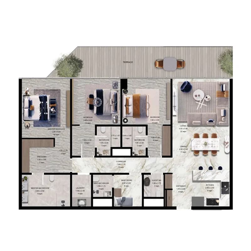 Jacob and Co Beachfront Living 3 Bedroom