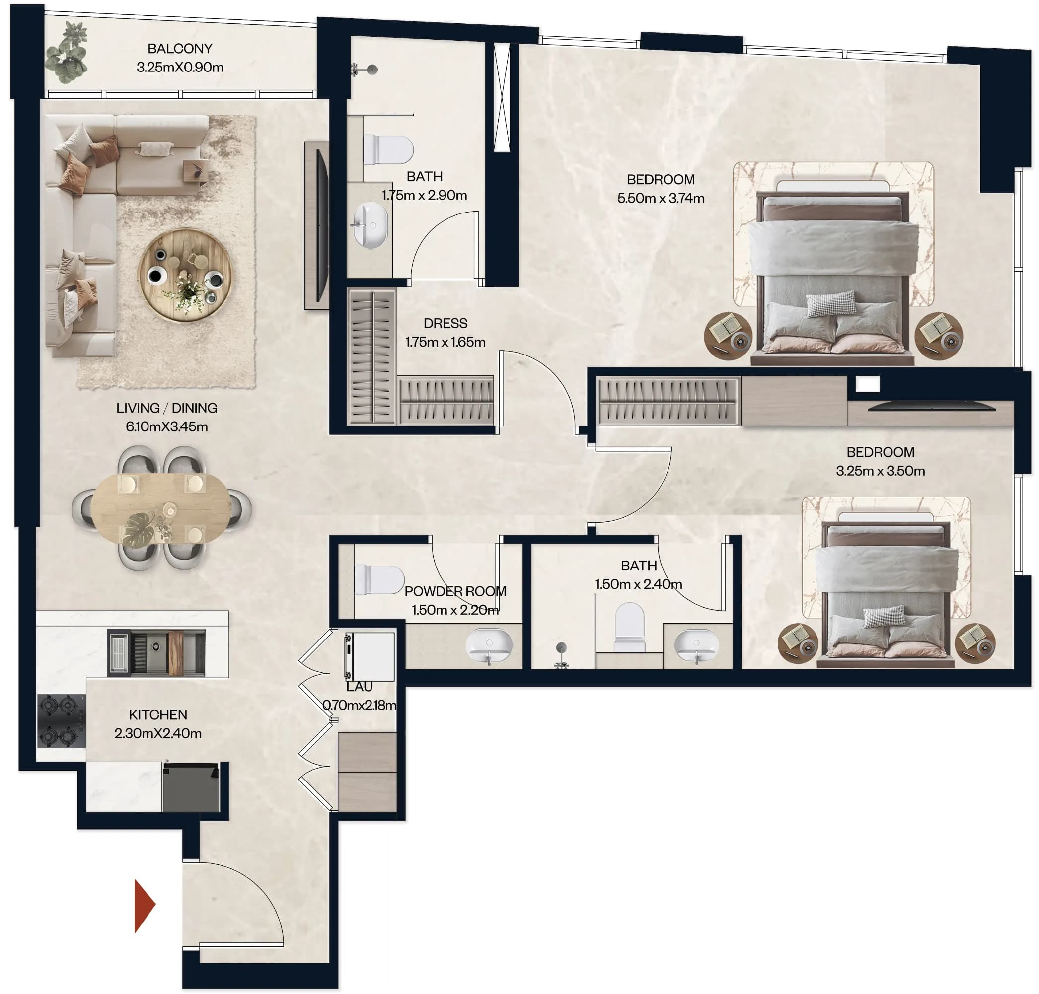 Norah Residence 2 Bedroom