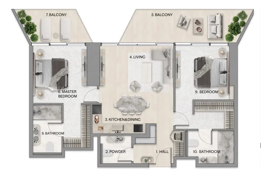 Riviera Residence 2 Bedroom