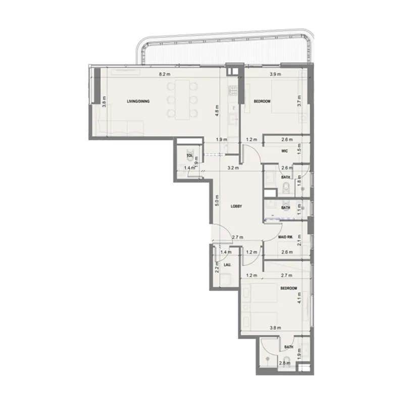Blue Marina Residence 2 Bedroom