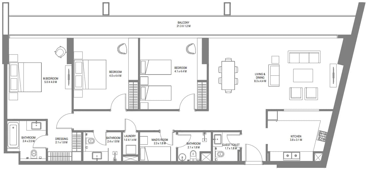 Safa 1 3 Bedroom