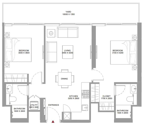 Yachtside Marina Residences 2 Bedroom