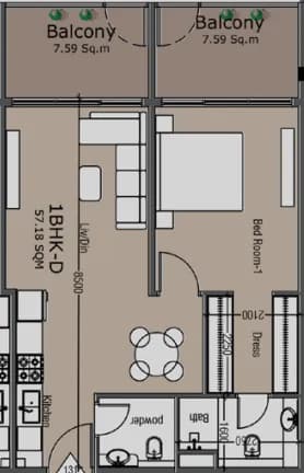 Golden Woods Albab Views 1 Bedroom