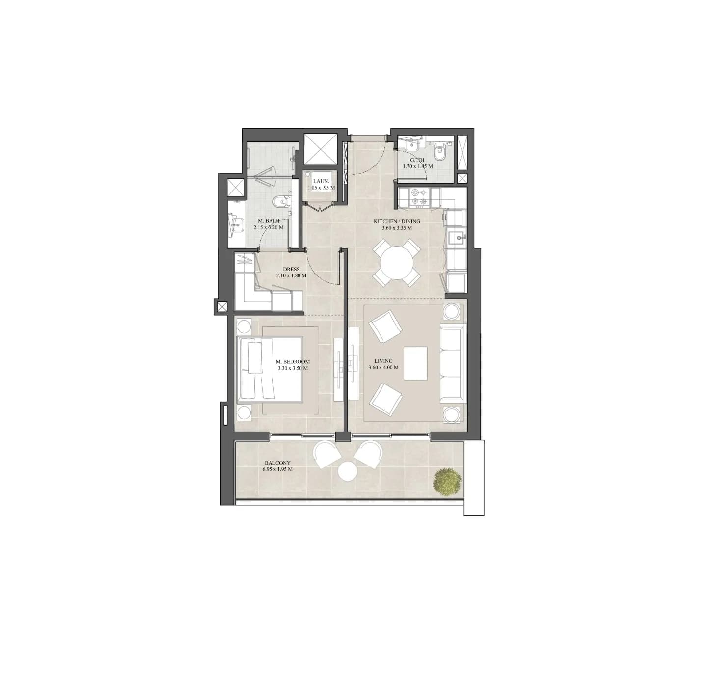 Hyde Residences 1 Bedroom