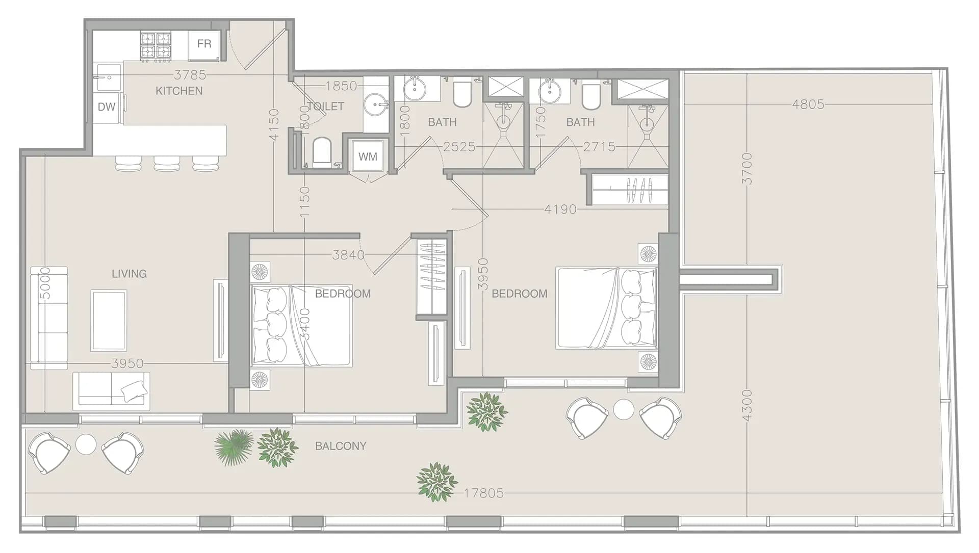 ELAR1S Rise 2 Bedroom