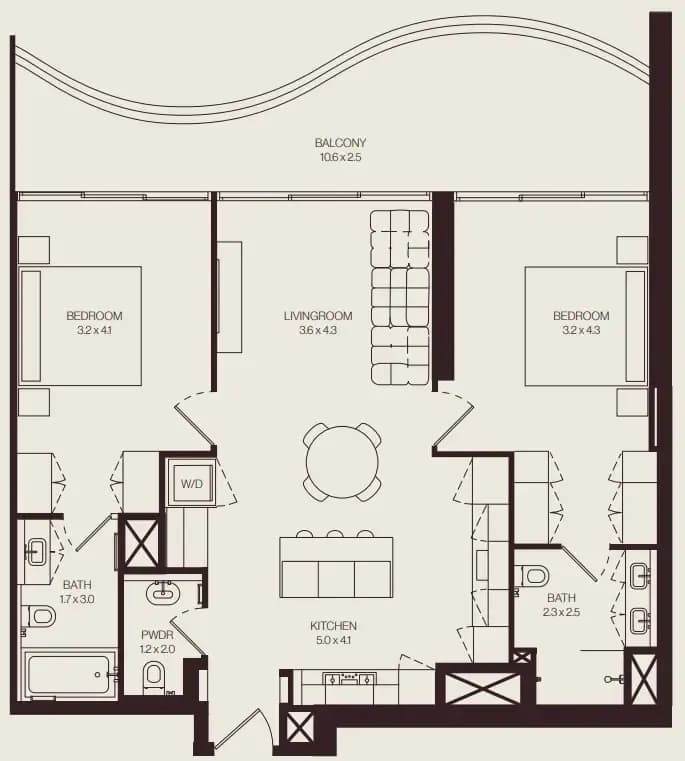 The Weave – Al Ghurair 2 Bedroom