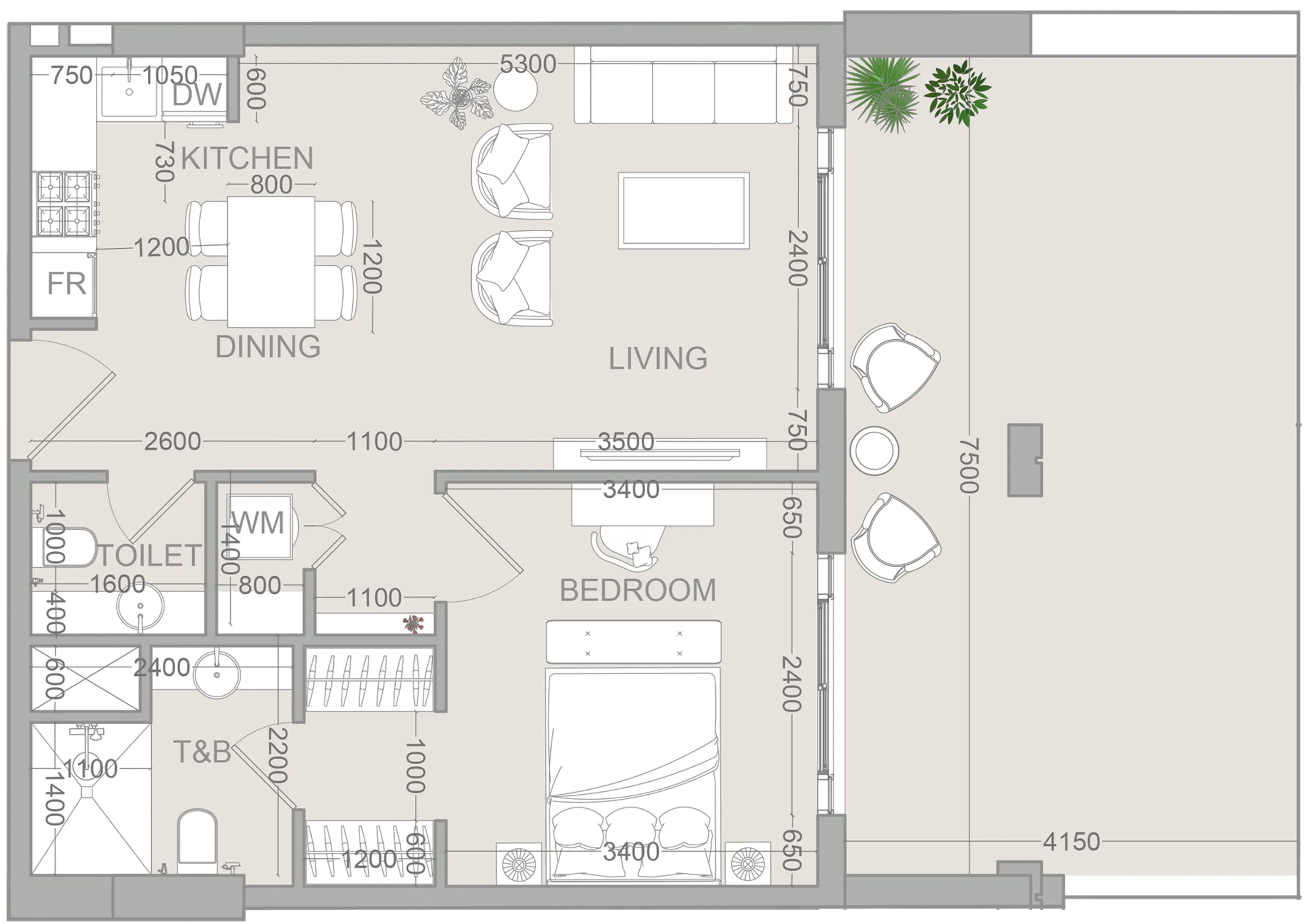 VERDAN1A 2 1 Bedroom