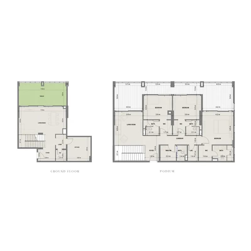 Blue Marina Residence 3 Bedroom