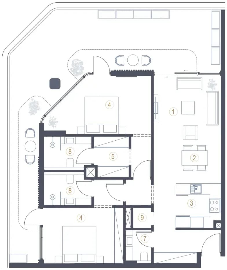 Liora 2 Bedroom