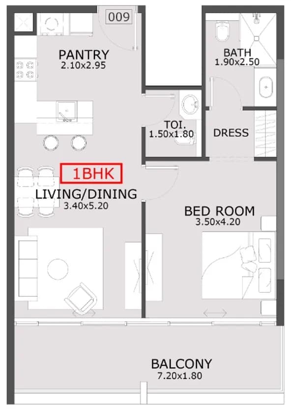 Azra Residence 1 Bedroom