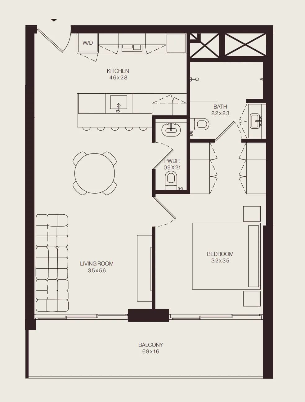 The Weave – Al Ghurair 1 Bedroom