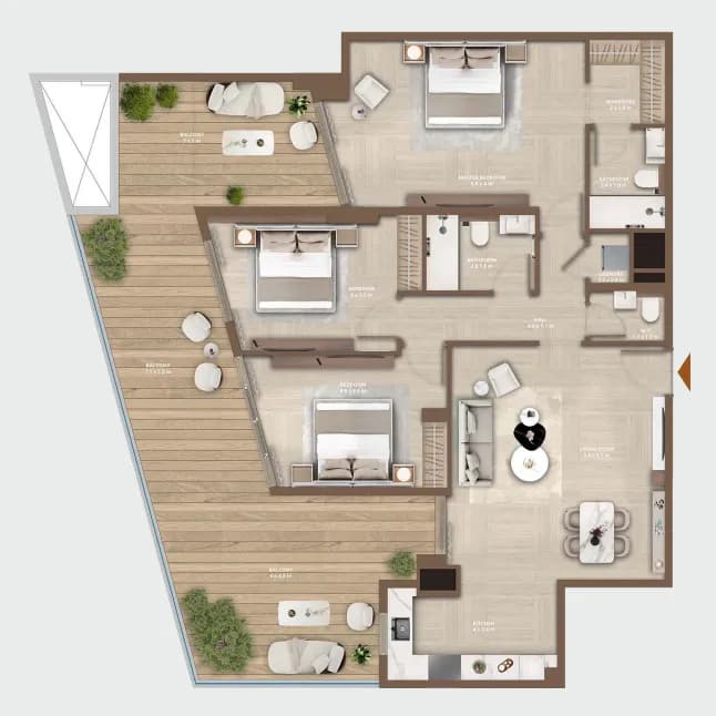 Celeste by HRE 3 Bedroom