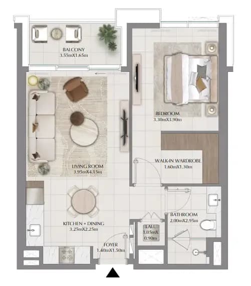 Terra Gardens 1 Bedroom