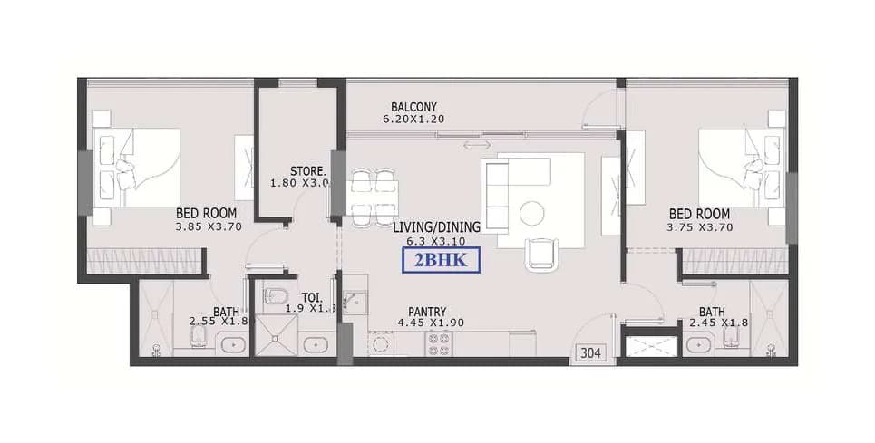 Estrella By Nexus 2 Bedroom