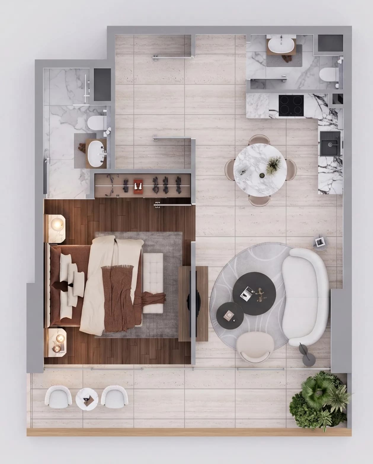 Siana by Zoya 1.5 Bedroom