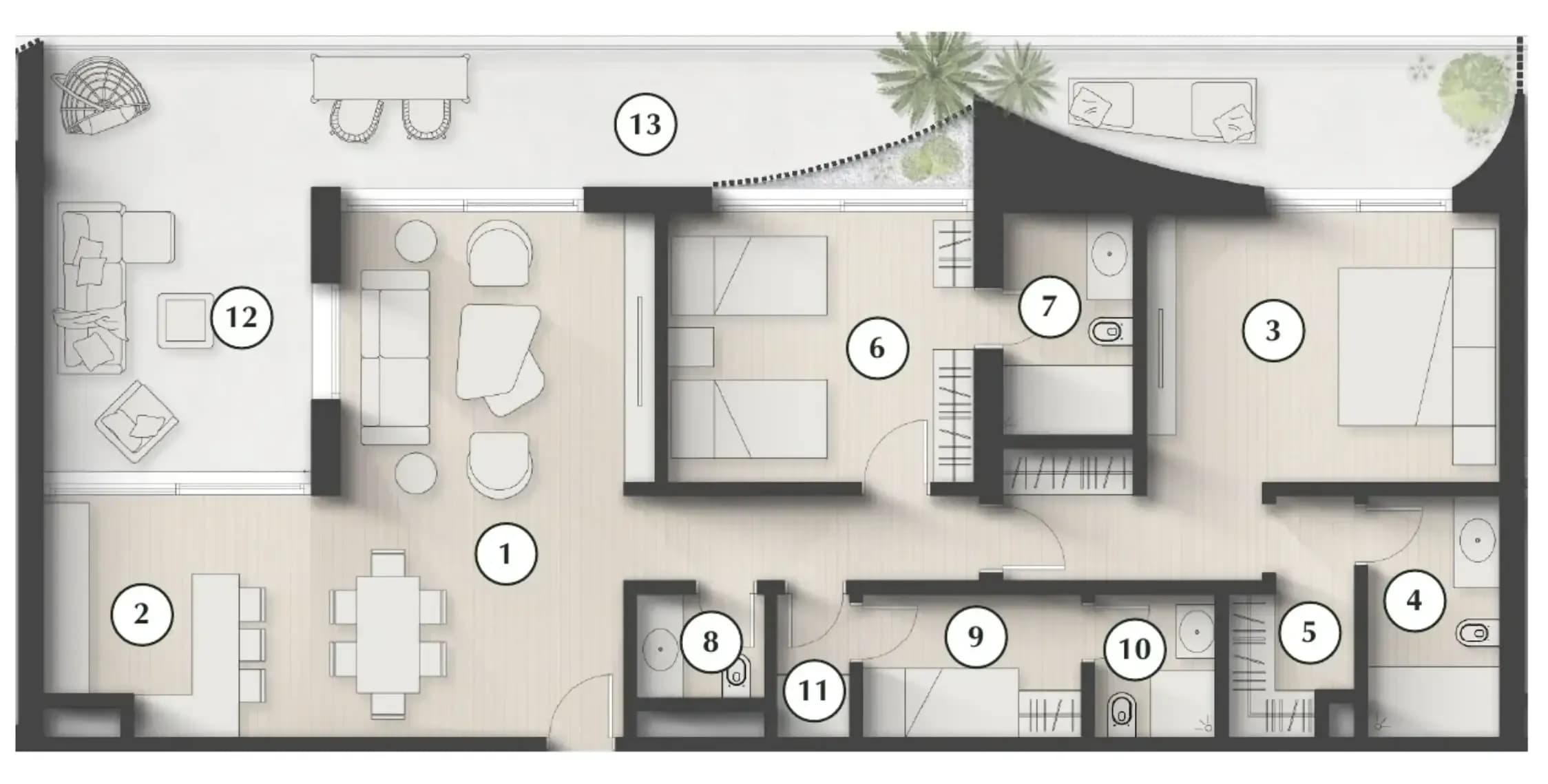 Lunaya Terraces 2 Bedroom