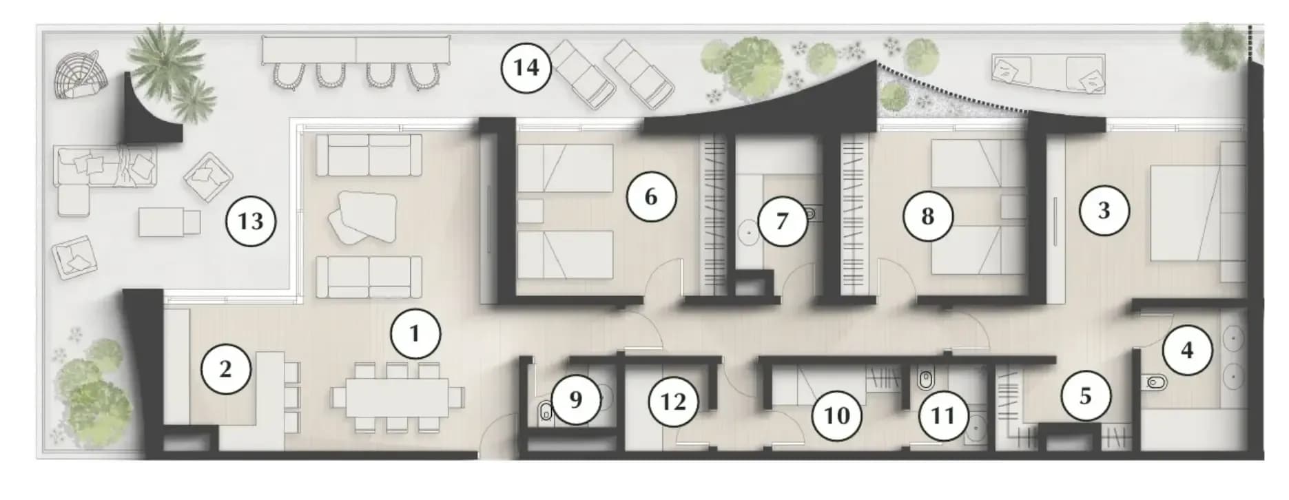 Lunaya Terraces 3 Bedroom