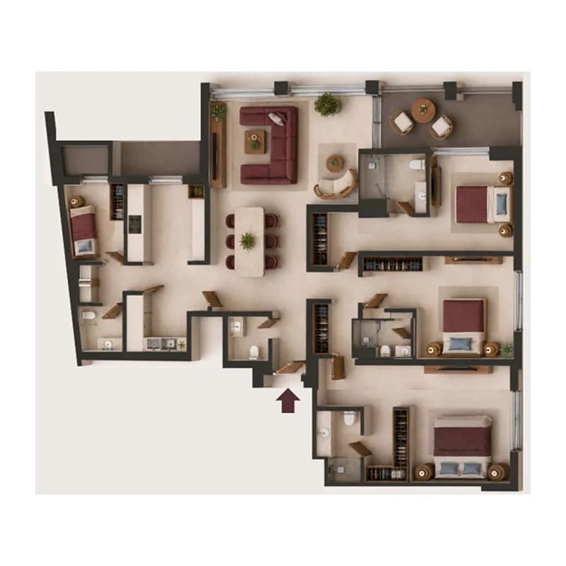 Valore 3.5 Bedroom