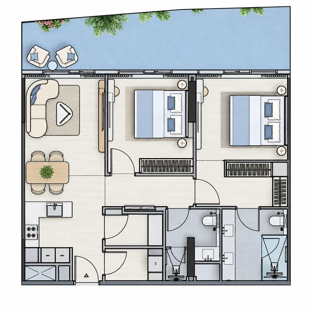 Rabdan Avenue 2 Bedroom