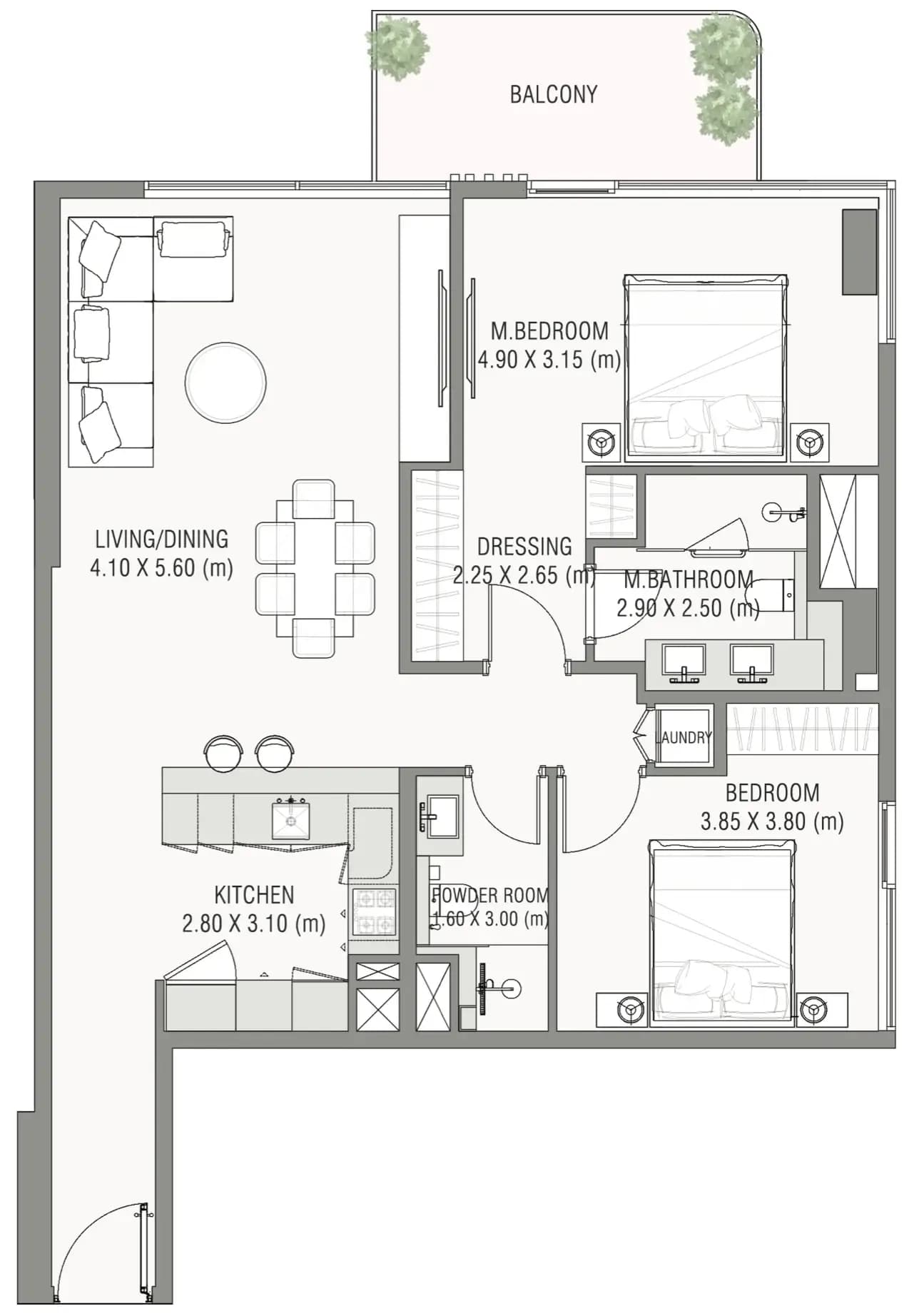 Ayamore Residences 2 Bedroom